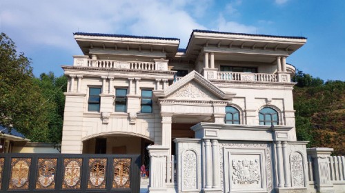 為什么農村自建別墅越來越喜歡噴仿石漆？