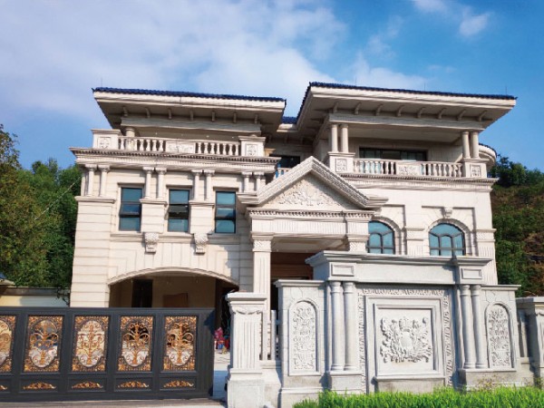 為什么農村自建別墅越來越喜歡噴仿石漆？