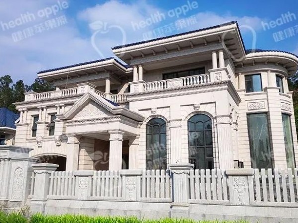 外墻仿石漆案例丨均安復古雅致的別墅